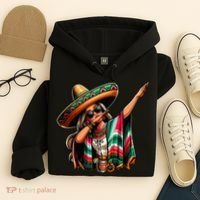 Cinco De Mayo Dabbing Mexican Women Funny Cinco De Mayo Hoodie thumb 4