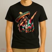 Cinco De Mayo Dabbing Mexican Women Funny Cinco De Mayo T-Shirt thumb 3