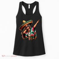 Cinco De Mayo Dabbing Mexican Women Funny Cinco De Mayo Women's Tank Top thumb 0