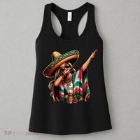 Cinco De Mayo Dabbing Mexican Women Funny Cinco De Mayo Women's Tank Top thumb 3