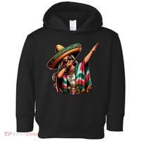 Cinco De Mayo Dabbing Mexican Women Funny Cinco De Mayo Toddler Hoodie thumb 0