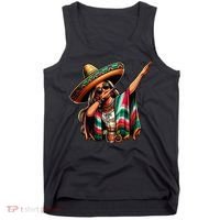 Cinco De Mayo Dabbing Mexican Women Funny Cinco De Mayo Tank Top thumb 0