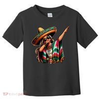 Cinco De Mayo Dabbing Mexican Women Funny Cinco De Mayo Toddler T-Shirt thumb 0