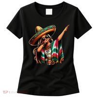 Cinco De Mayo Dabbing Mexican Women Funny Cinco De Mayo Women's T-Shirt thumb 0