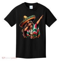 Cinco De Mayo Dabbing Mexican Women Funny Cinco De Mayo Kids T-Shirt thumb 0