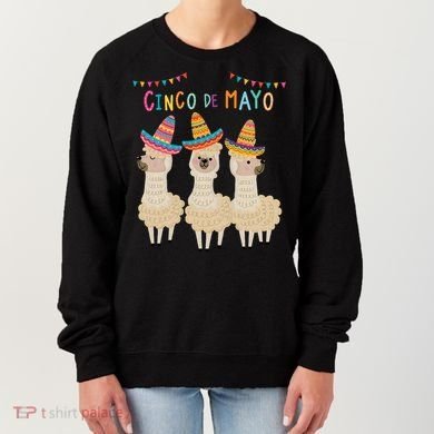 Cinco De Mayo Llama Fiesta Women's Sweatshirt