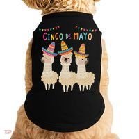 Cinco De Mayo Llama Fiesta Doggie Tank thumb 0