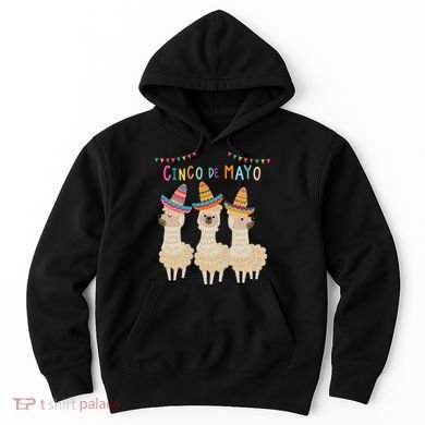 Cinco De Mayo Llama Fiesta Hoodie
