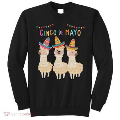 Cinco De Mayo Llama Fiesta Sweatshirt