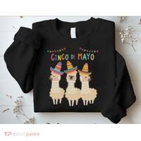 Cinco De Mayo Llama Fiesta Sweatshirt thumb 2