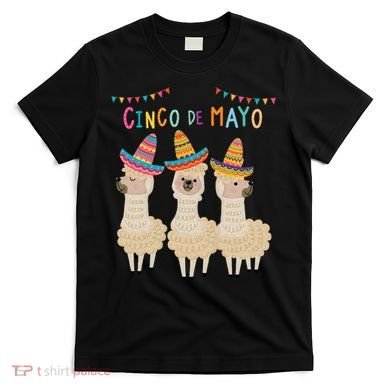 Cinco De Mayo Llama Fiesta T-Shirt