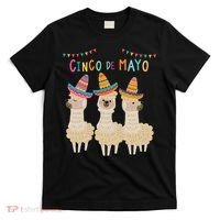 Cinco De Mayo Llama Fiesta T-Shirt thumb 0