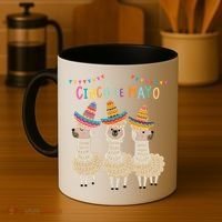 Cinco De Mayo Llama Fiesta Coffee Mug thumb 4