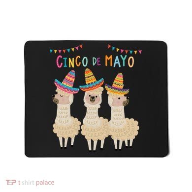 Cinco De Mayo Llama Fiesta Mousepad