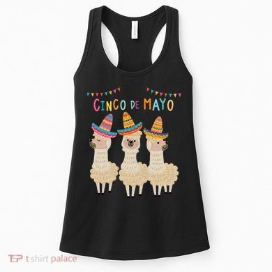 Cinco De Mayo Llama Fiesta Women's Tank Top