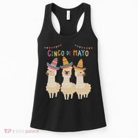 Cinco De Mayo Llama Fiesta Women's Tank Top thumb 0
