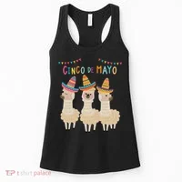Cinco De Mayo Llama Fiesta Women's Tank Top thumb 0