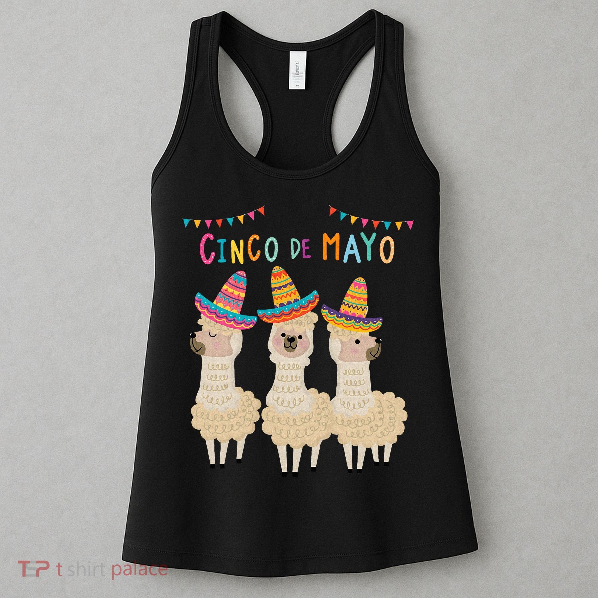 Cinco De Mayo Llama Fiesta Women's Tank Top