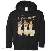 Cinco De Mayo Llama Fiesta Toddler Hoodie thumb 0