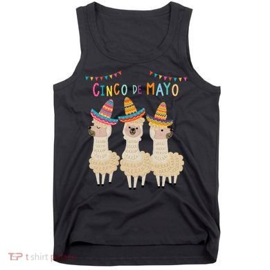 Cinco De Mayo Llama Fiesta Tank Top
