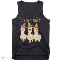Cinco De Mayo Llama Fiesta Tank Top thumb 0