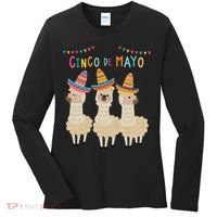 Cinco De Mayo Llama Fiesta Women's Long Sleeve Shirt thumb 0