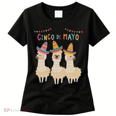 Cinco De Mayo Llama Fiesta Women's T-Shirt