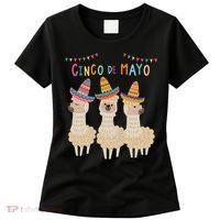 Cinco De Mayo Llama Fiesta Women's T-Shirt thumb 0