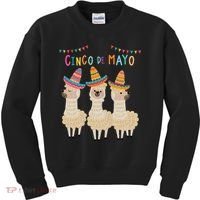 Cinco De Mayo Llama Fiesta Kids Sweatshirt thumb 0