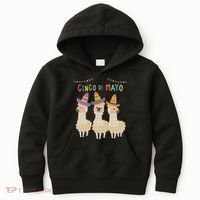 Cinco De Mayo Llama Fiesta Kids Hoodie thumb 0