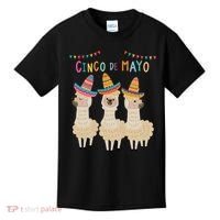 Cinco De Mayo Llama Fiesta Kids T-Shirt thumb 0