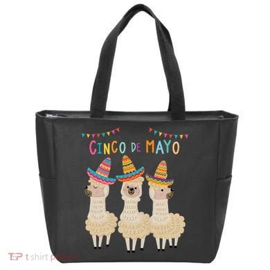 Cinco De Mayo Llama Fiesta Tote Bag