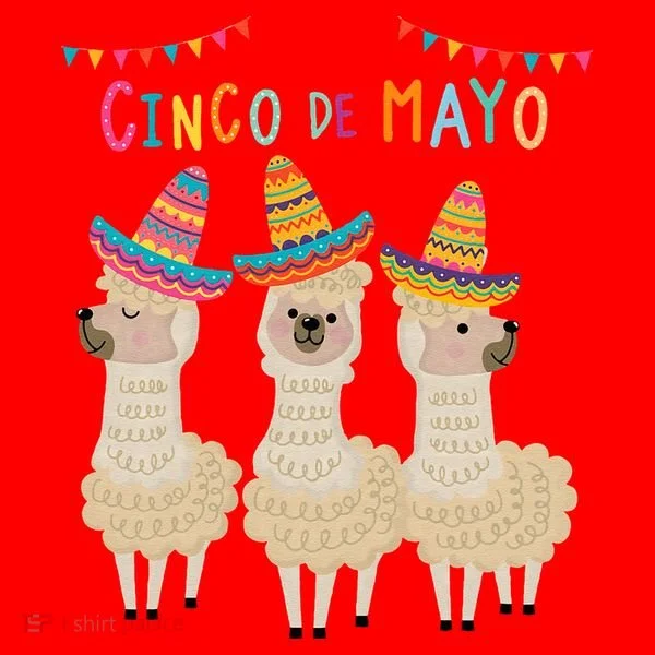 Cinco De Mayo Llama Fiesta Santa Hat