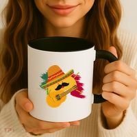 Cinco De Mayo Taco Fiesta Mexico Flag Coffee Mug thumb 3