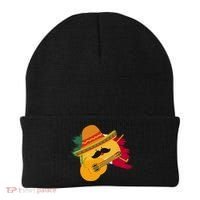 Cinco De Mayo Taco Fiesta Mexico Flag Beanie thumb 0