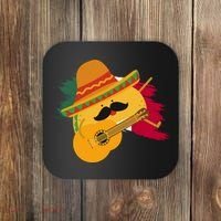 Cinco De Mayo Taco Fiesta Mexico Flag Coaster thumb 0
