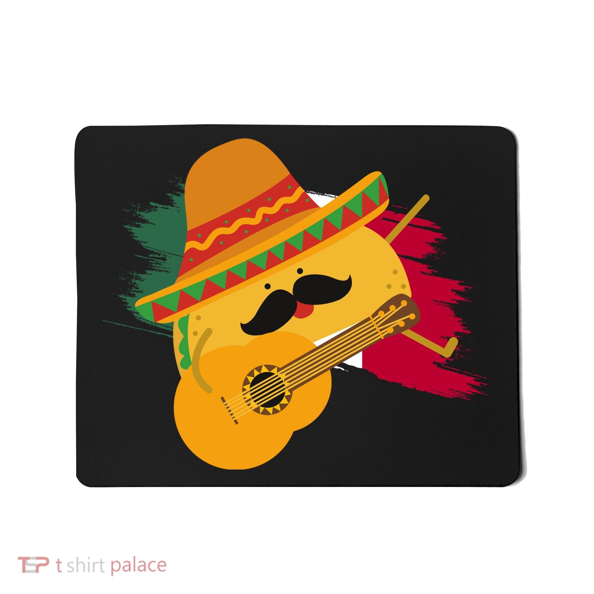 Cinco De Mayo Taco Fiesta Mexico Flag Mousepad