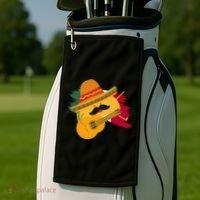 Cinco De Mayo Taco Fiesta Mexico Flag Golf Towel thumb 2