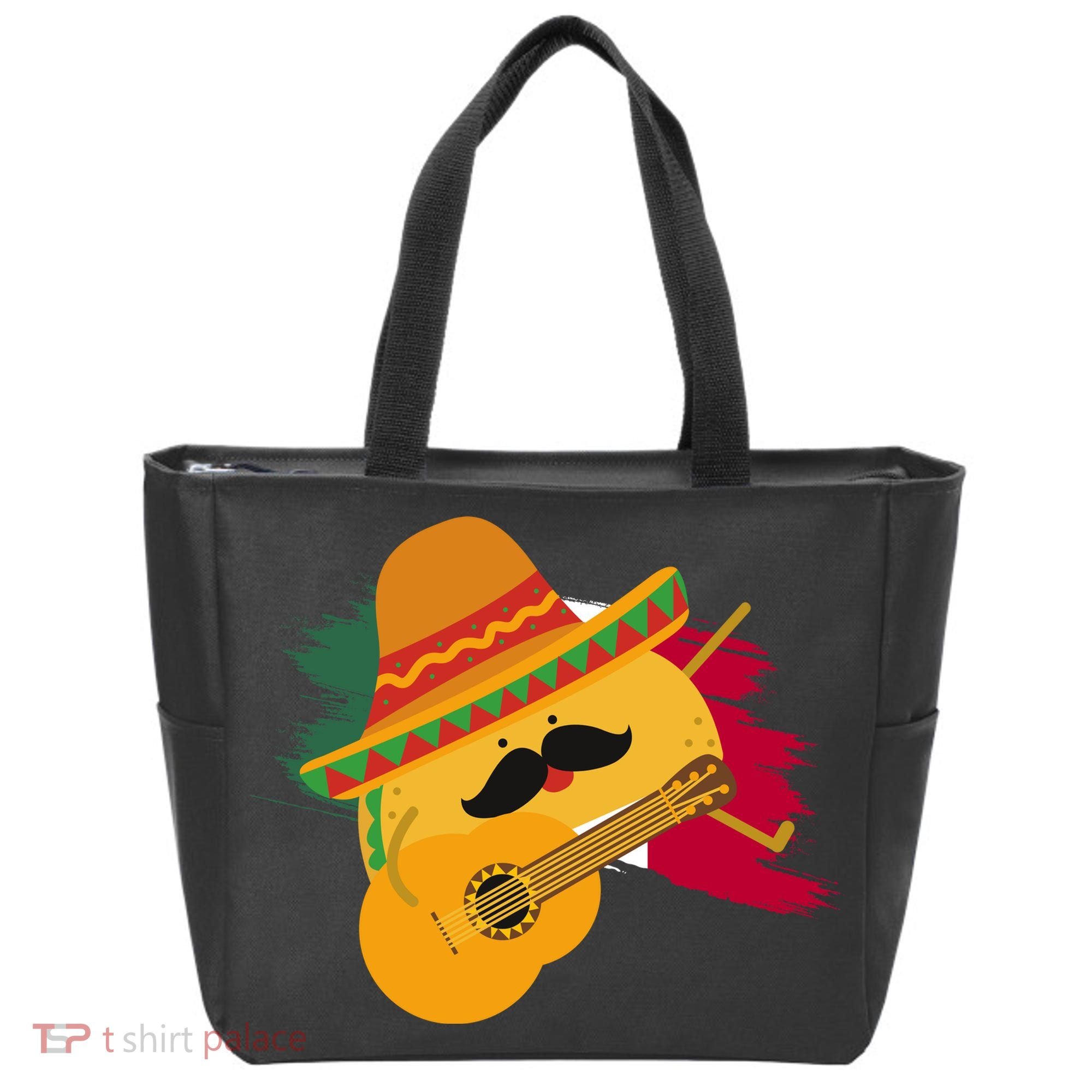 Cinco De Mayo Taco Fiesta Mexico Flag Tote Bag