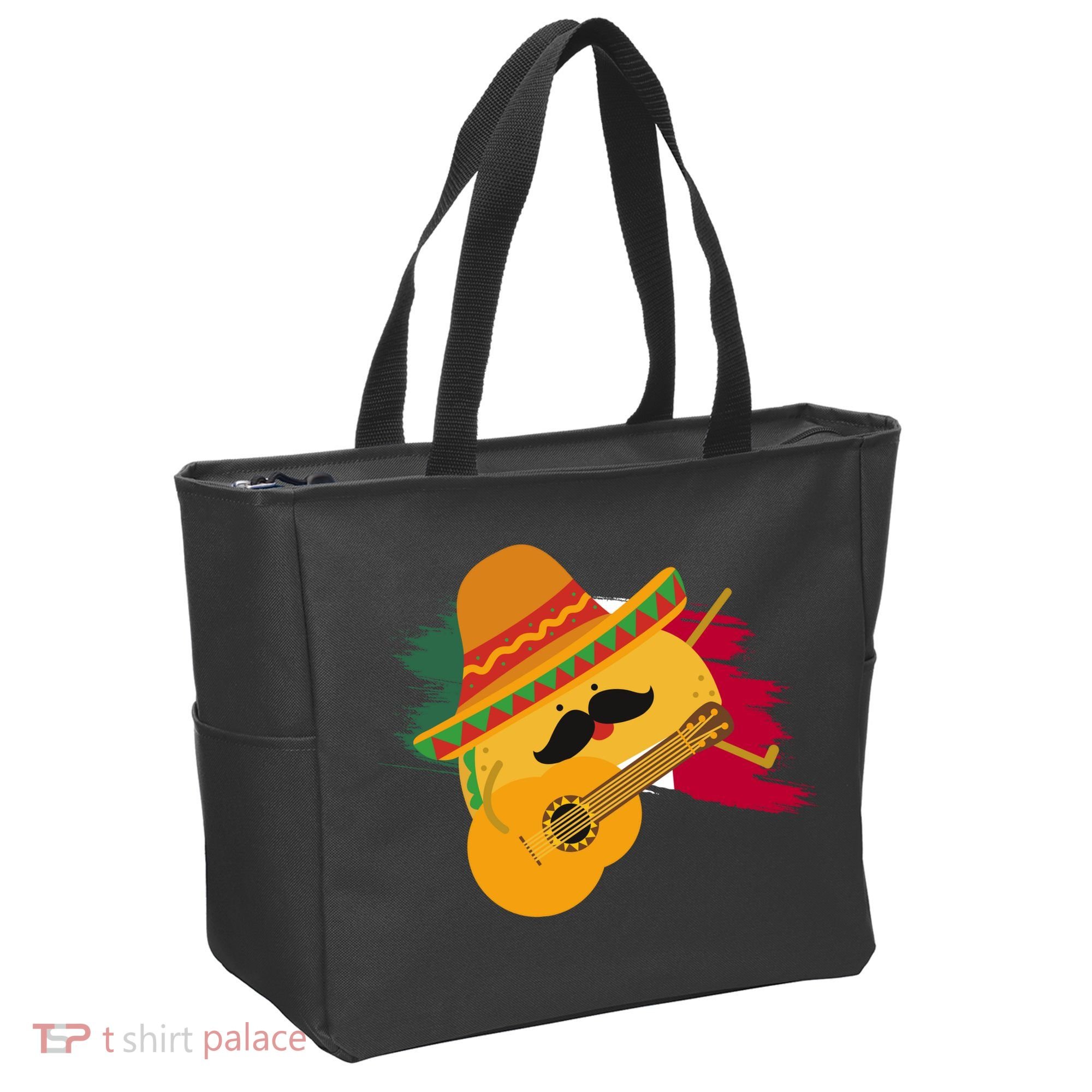 Cinco De Mayo Taco Fiesta Mexico Flag Tote Bag
