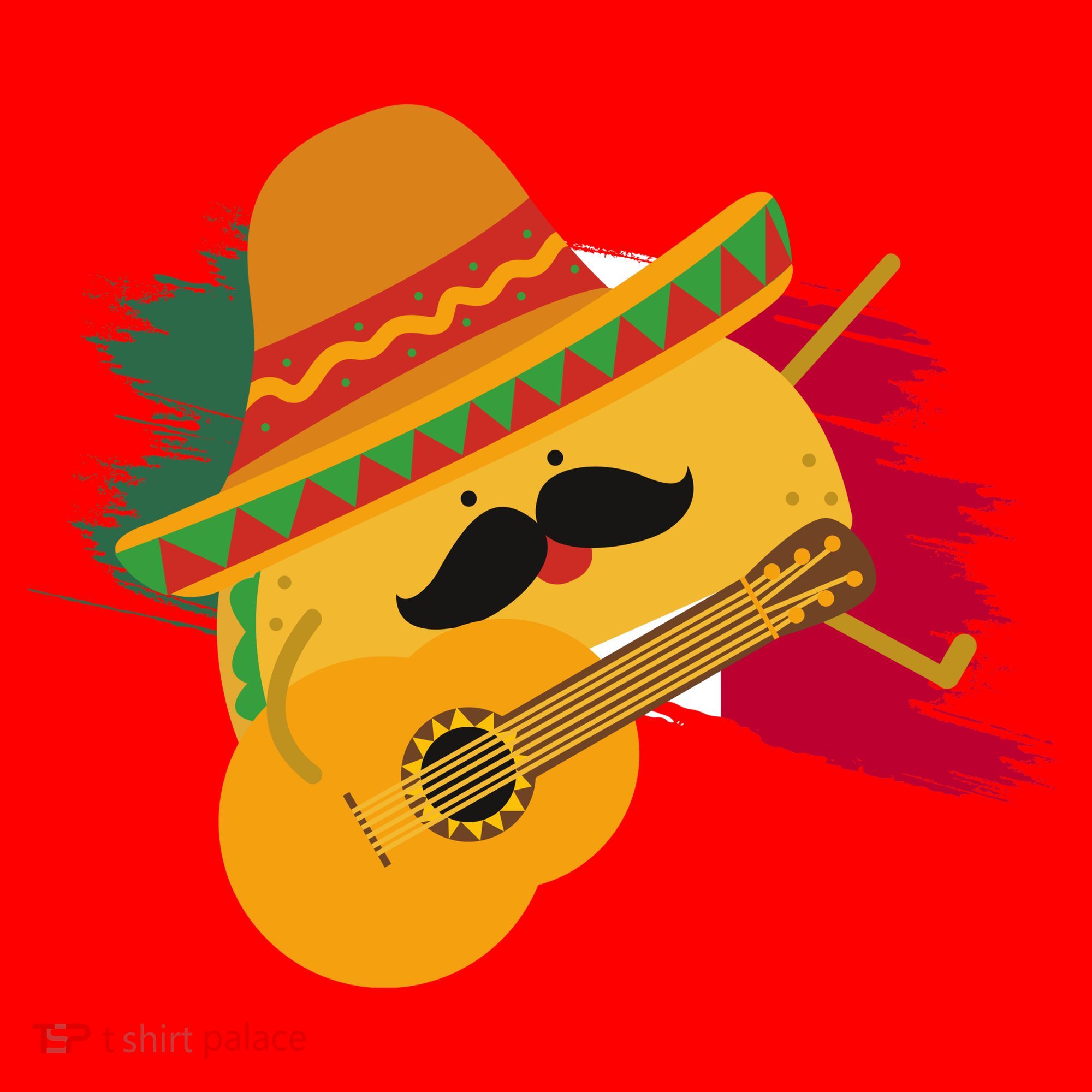 Cinco De Mayo Taco Fiesta Mexico Flag Santa Hat