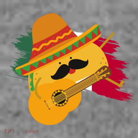 Cinco De Mayo Taco Fiesta Mexico Flag Doggie Tank thumb 3