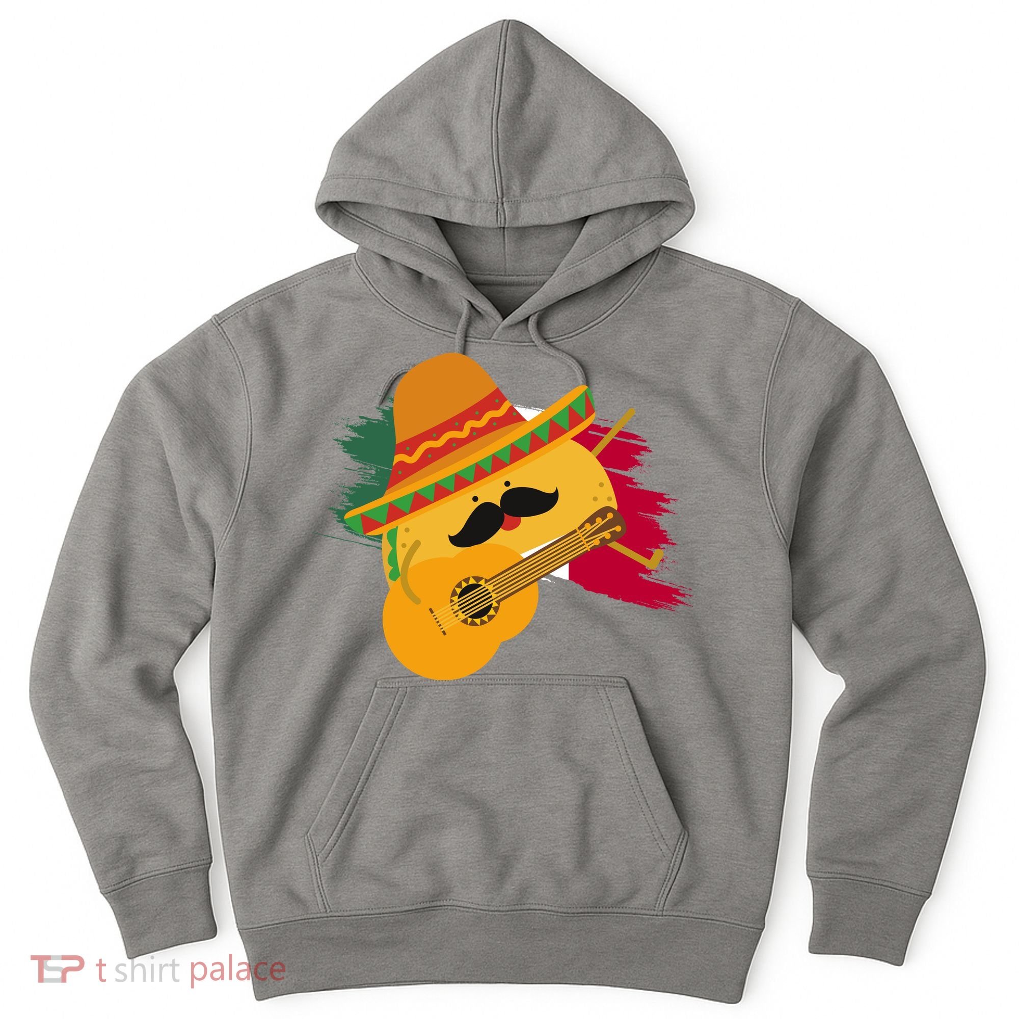 Cinco De Mayo Taco Fiesta Mexico Flag Hoodie
