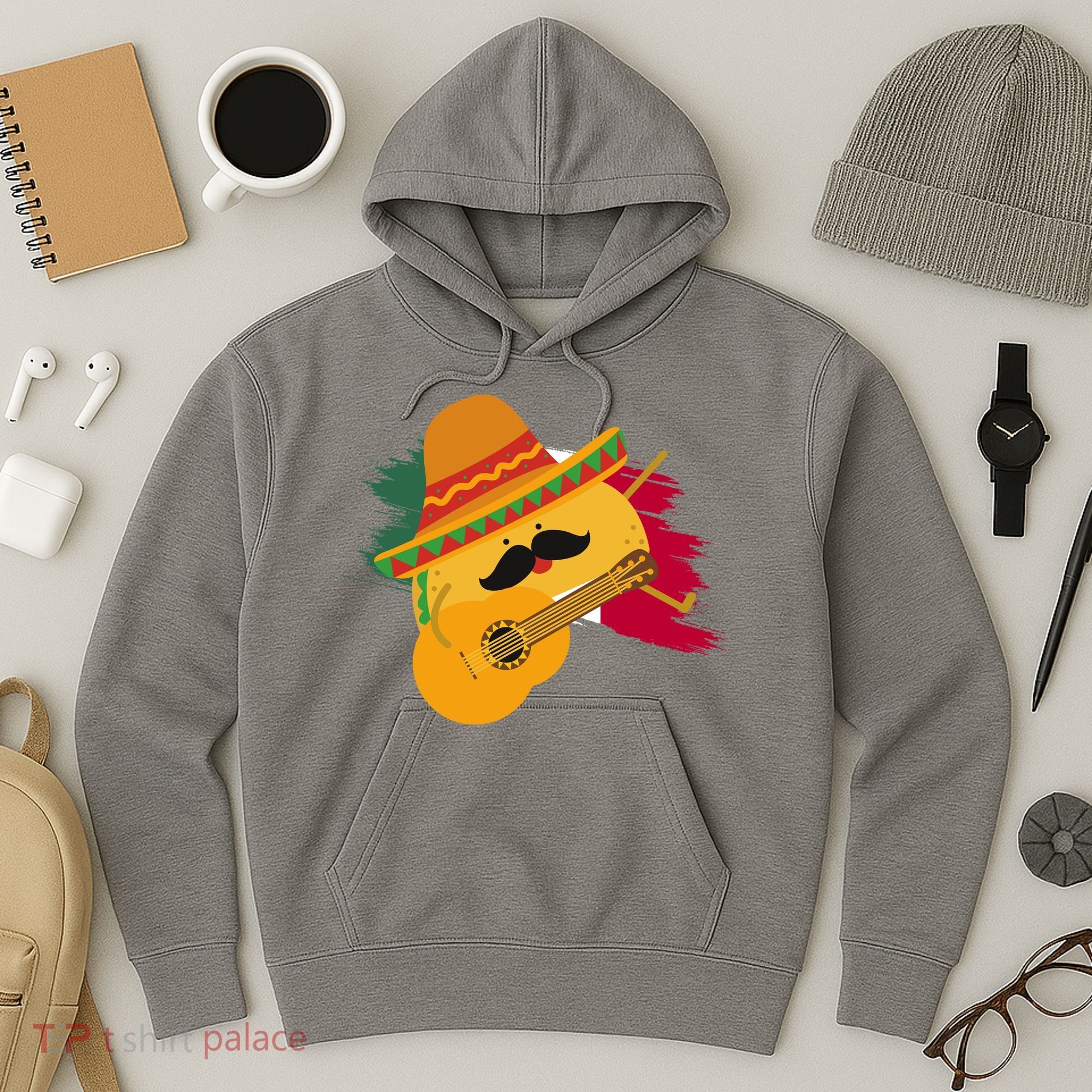 Cinco De Mayo Taco Fiesta Mexico Flag Hoodie