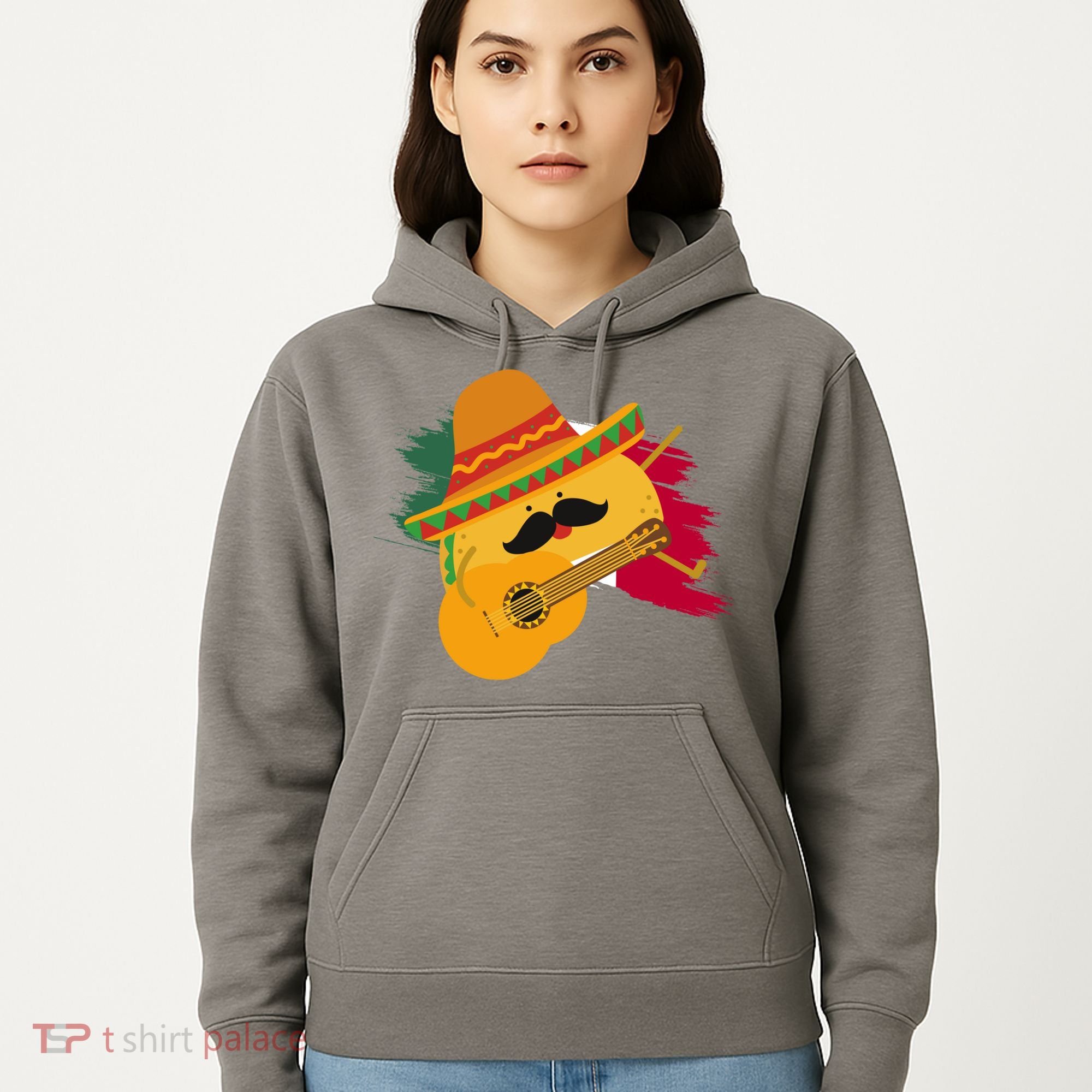 Cinco De Mayo Taco Fiesta Mexico Flag Hoodie