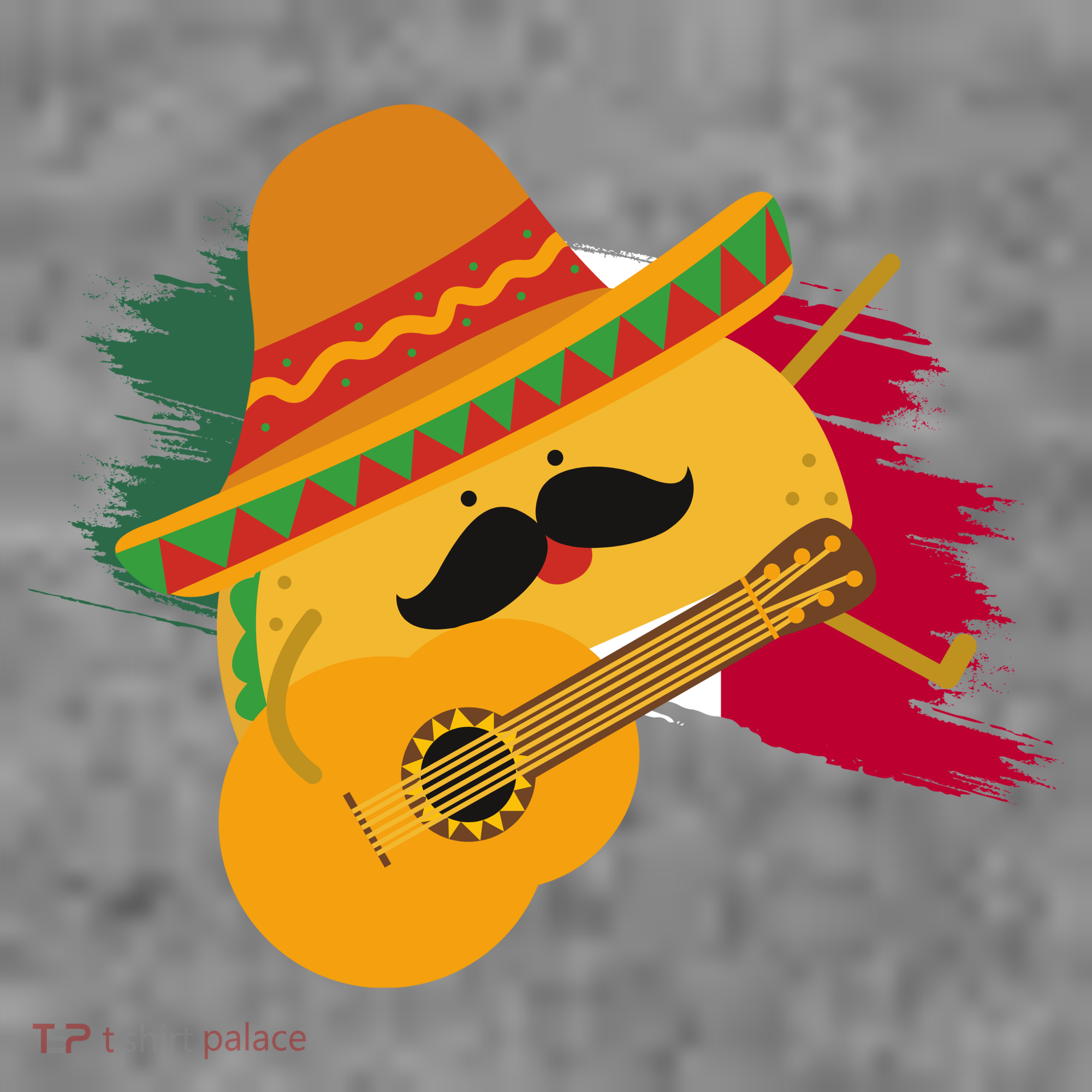 Cinco De Mayo Taco Fiesta Mexico Flag Long Sleeve Shirt