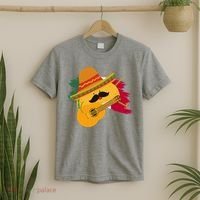 Cinco De Mayo Taco Fiesta Mexico Flag T-Shirt thumb 2