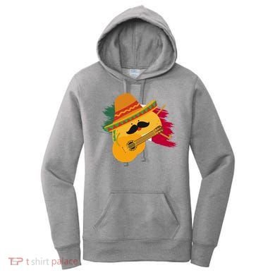Cinco De Mayo Taco Fiesta Mexico Flag Women's Hoodie