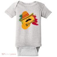 Cinco De Mayo Taco Fiesta Mexico Flag Baby Bodysuit thumb 0