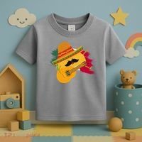 Cinco De Mayo Taco Fiesta Mexico Flag Toddler T-Shirt thumb 3